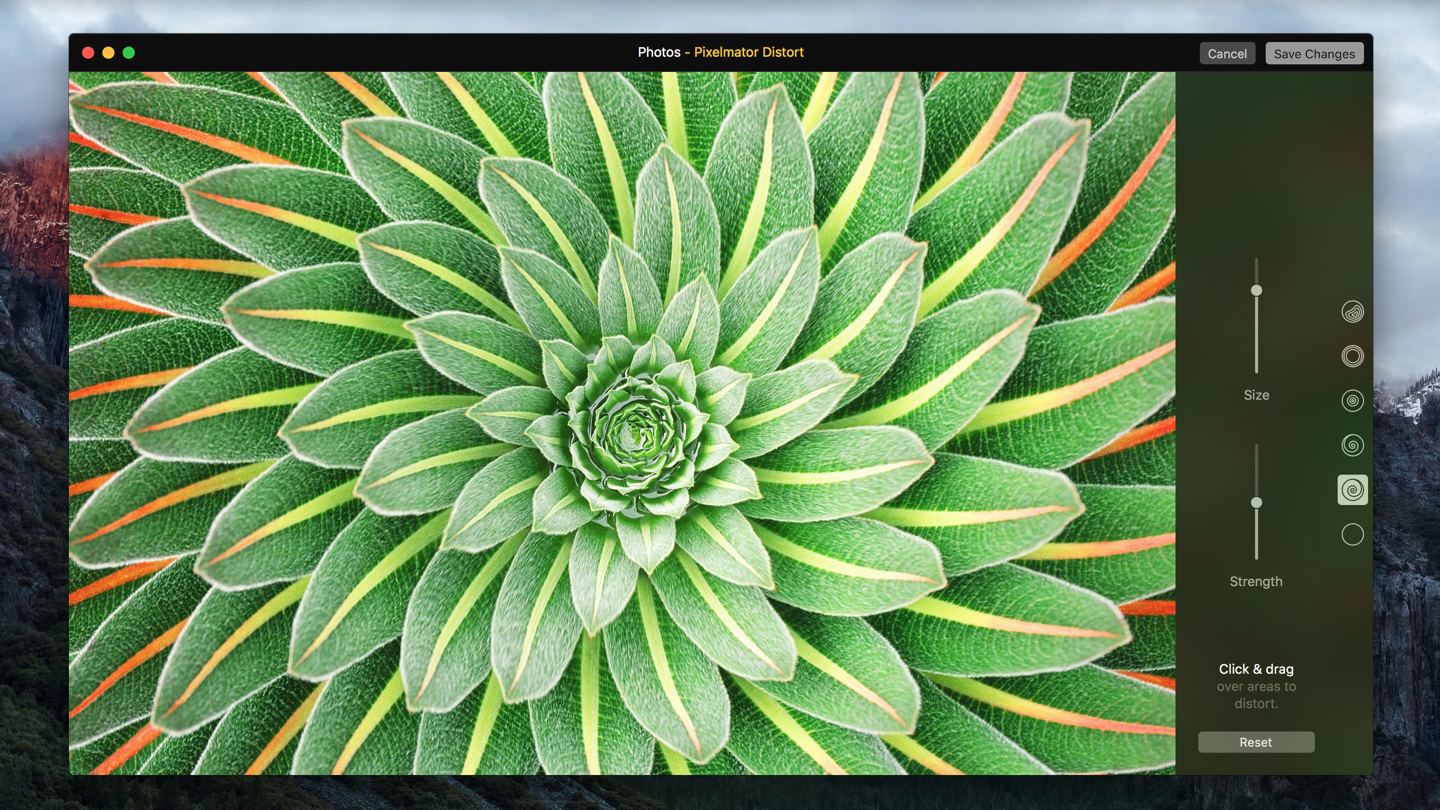 Pixelmator 3.4 Twist