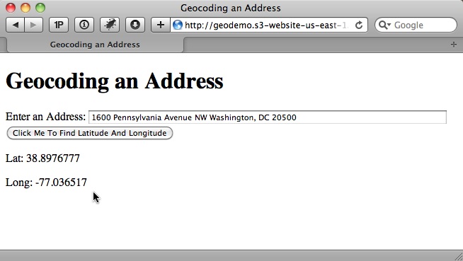 Determining latitude and longitude based on a human-friendly address