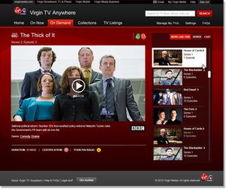 Virgin TV Anywhere's online home