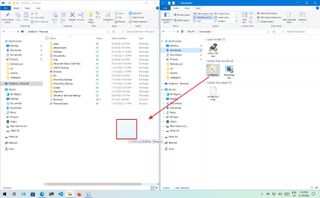 OneDrive upload files from Windows 10