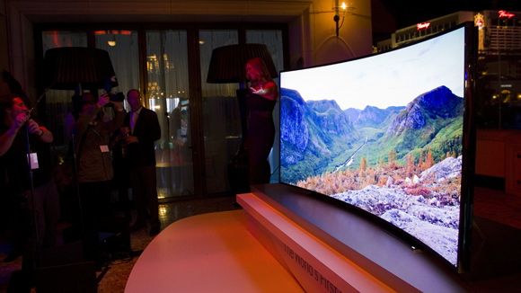 Samsung 105-inch curved UHD 4K TV