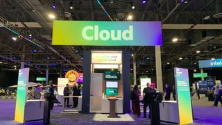 The Cloud stand at HPE Discover