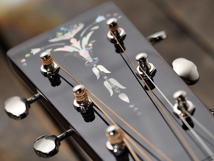 Bling when you're winning: check out that torch inlay!