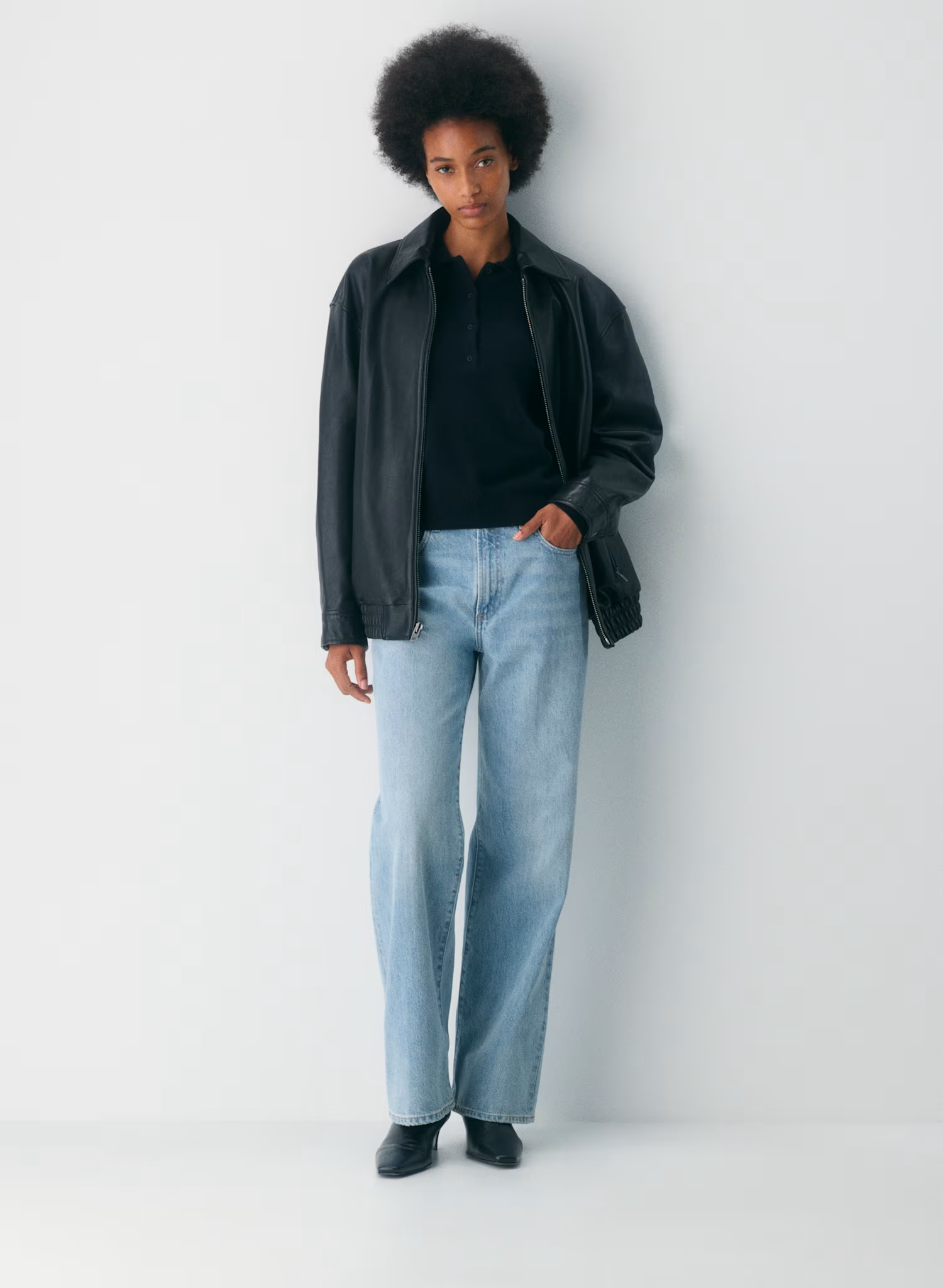 Denim Forum, The Farrah Hi-Rise Wide Jeans(Were $110)