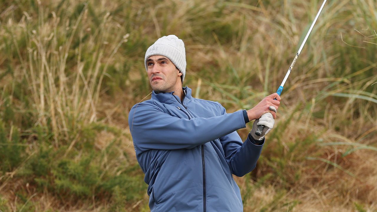 Whoop founder, Will Ahmed in action at the 2024 Alfred Dunhill Links Championship