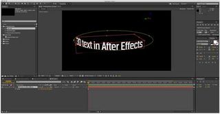 Beginner's After Effects animated text