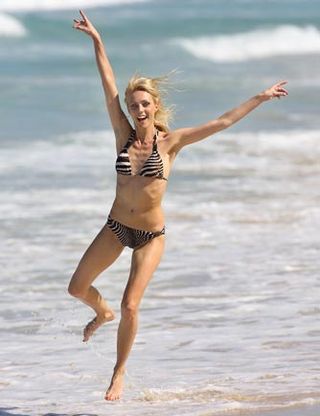 Camilla Dallerup in a bikini
