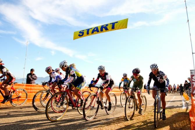 The start of the women's race