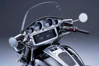 Motorbike handlebars and controls
