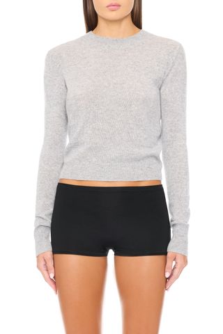Francis Cashmere Sweater Heather Grey
