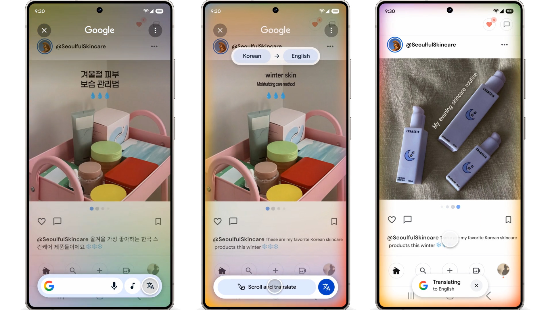 Circle to Search translate