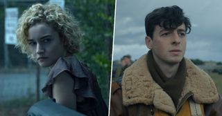 Julia Garner in Ozark and Anthony Boyle in Masters of the Air