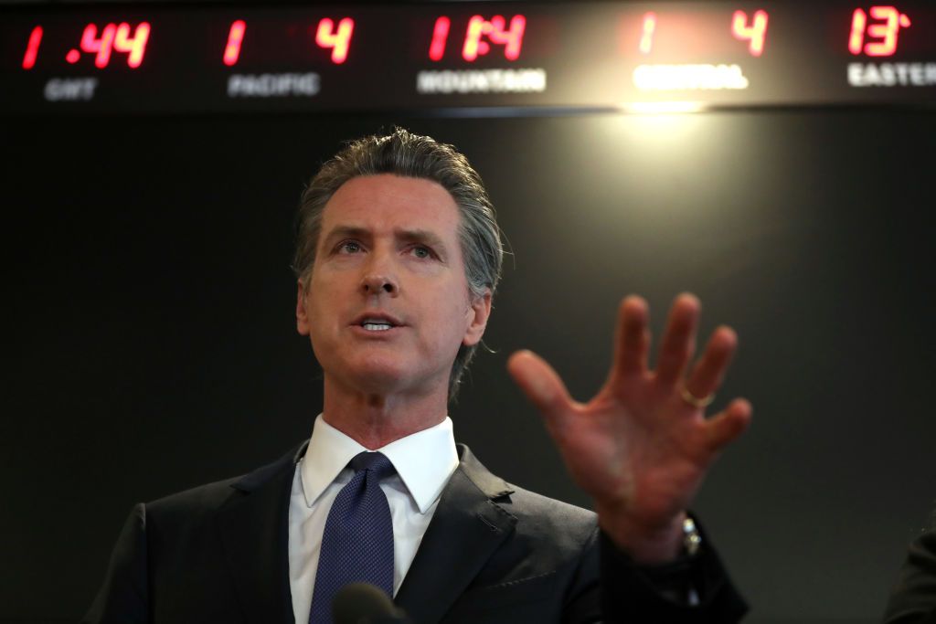 Gavin Newsom.