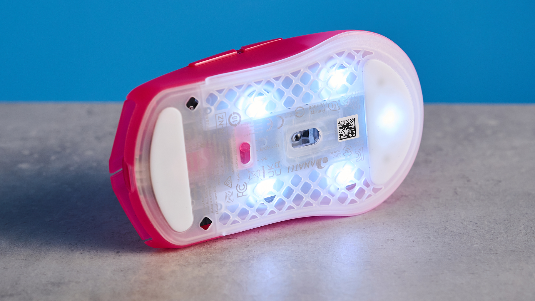 ماوس بی سیم Red SteelSeries Aerox 3 Wireless Gen 2 برای بازی