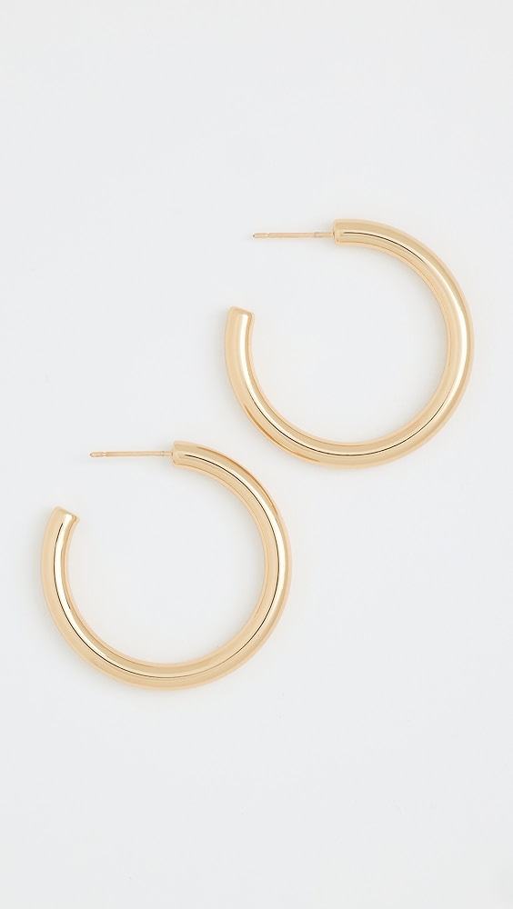 Lilly Mini Hoops - Yellow Gold