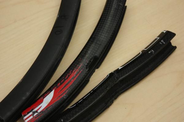 Easton says its new Haven Carbon rim far surpasses the impact strength of other carbon rims it's tested.