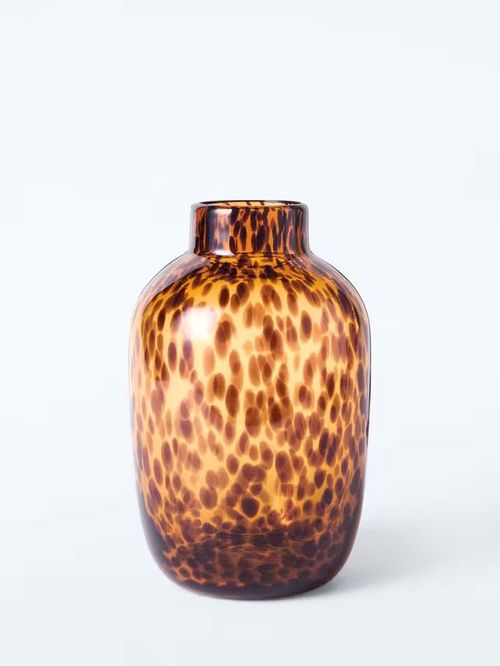 Tall Confetti Glass Vase