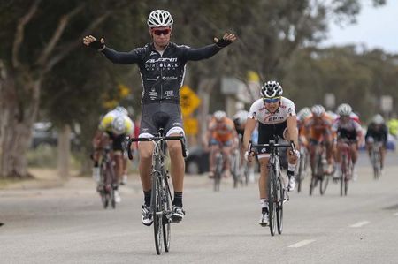 Roman Van Uden (PureBlack Racing) wins stage 13 of the Tour of Murray River
