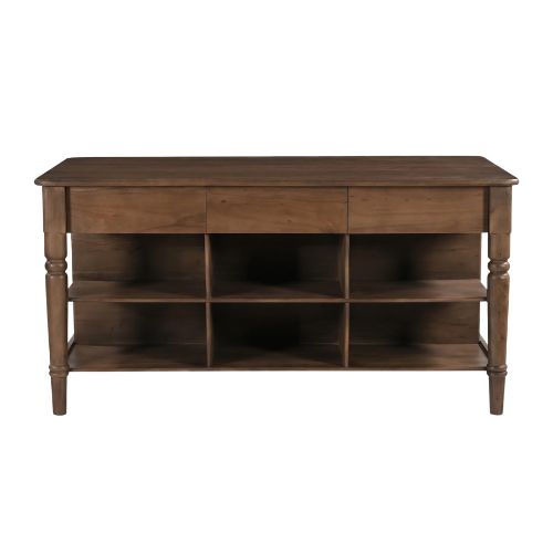 wooden freestanding kitchen island