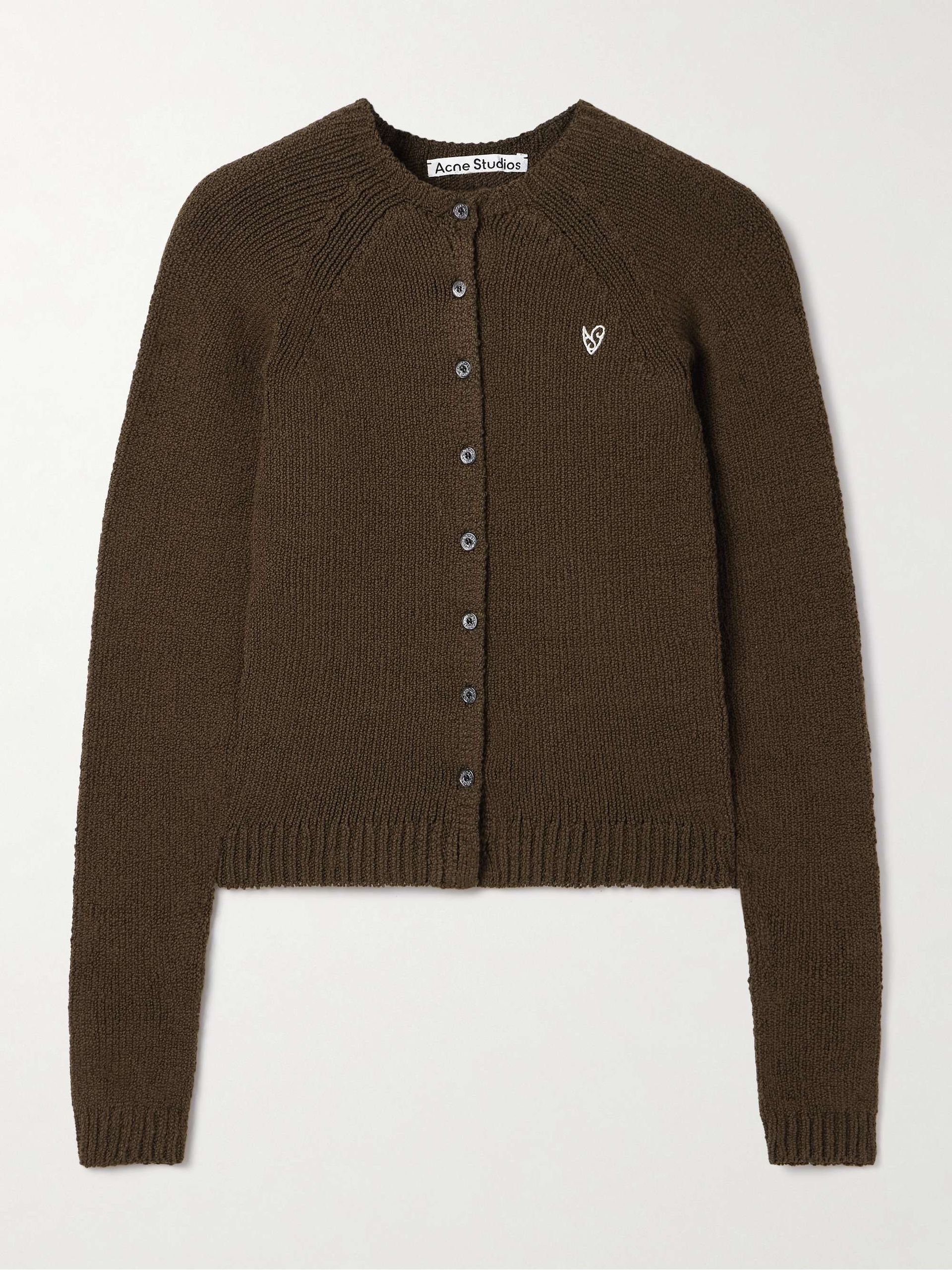 Embroidered Organic Cotton-Blend Cardigan