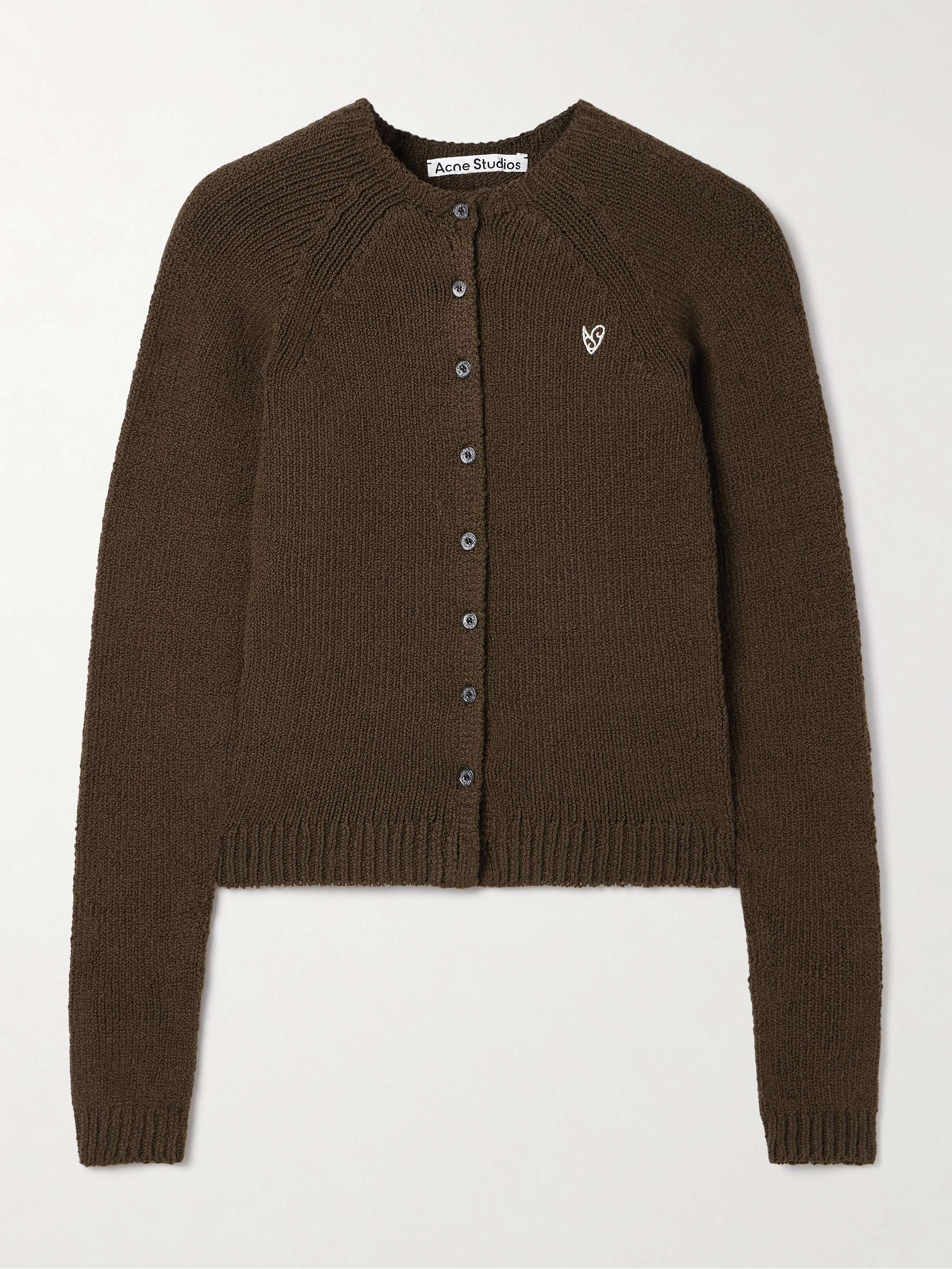 Embroidered Organic Cotton-Blend Cardigan