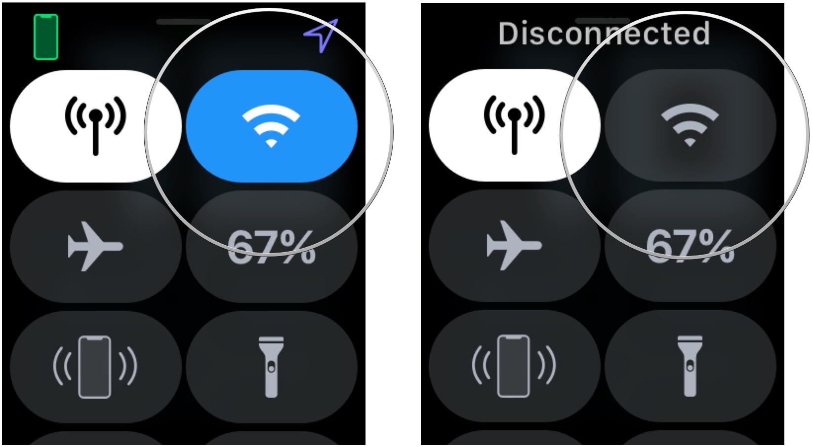 Apple Watch wi-fi connection