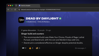 Discord Discoverable Server web search settings and examples.