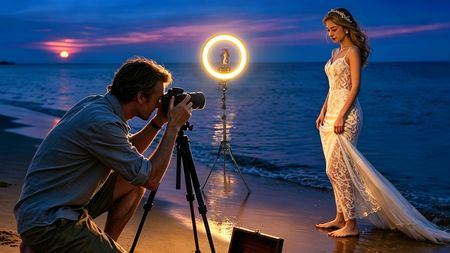 NEEWER RB18B Battery Powered Ring Light