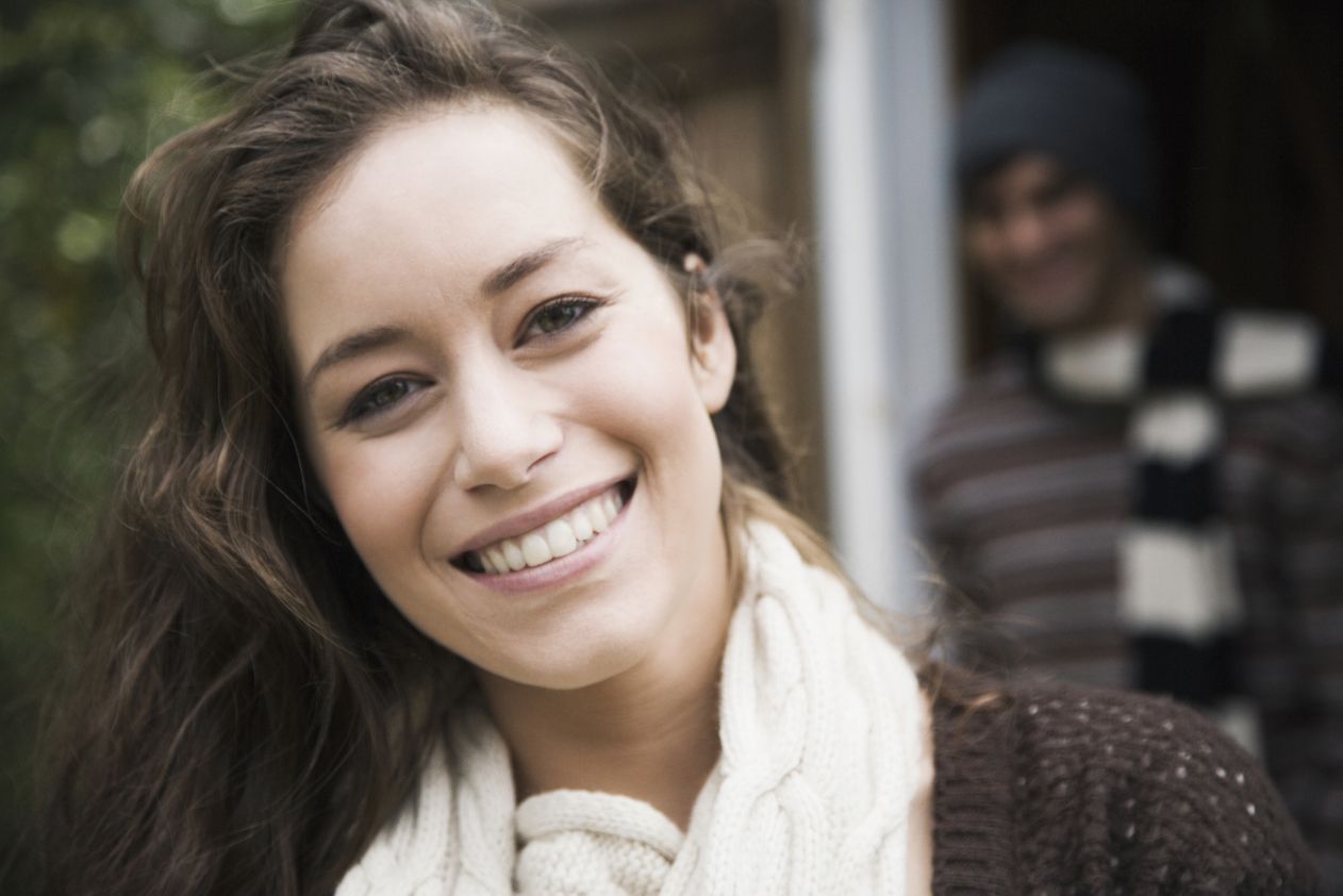 Portrait of a woman smiling