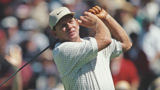Nick Price takes a shot at the 1998 US Open