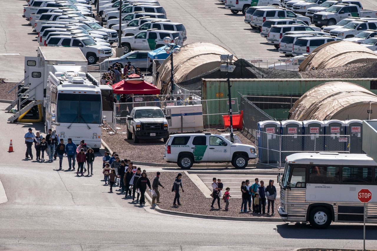 Immigrant detention center.