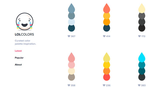 web design tools: lolcolors