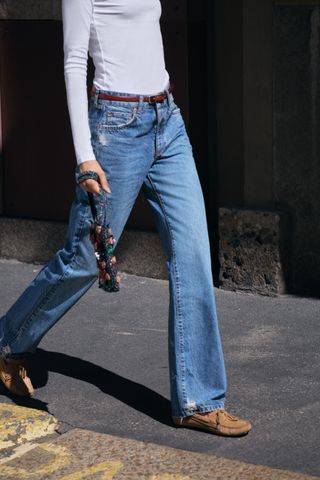 Straight Leg Full Length Z1975 Jeans With a High Waist