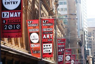Barnbrook’s reputation has led to plenty of overseas projects. In 2010 the studio designed the identity for Sydney’s 17th art biennale