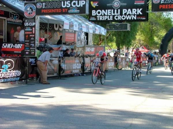 Sid Taberlay takes out the men's short track.