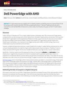 Whitepaper cover with title and text and black header banner with ESG logo