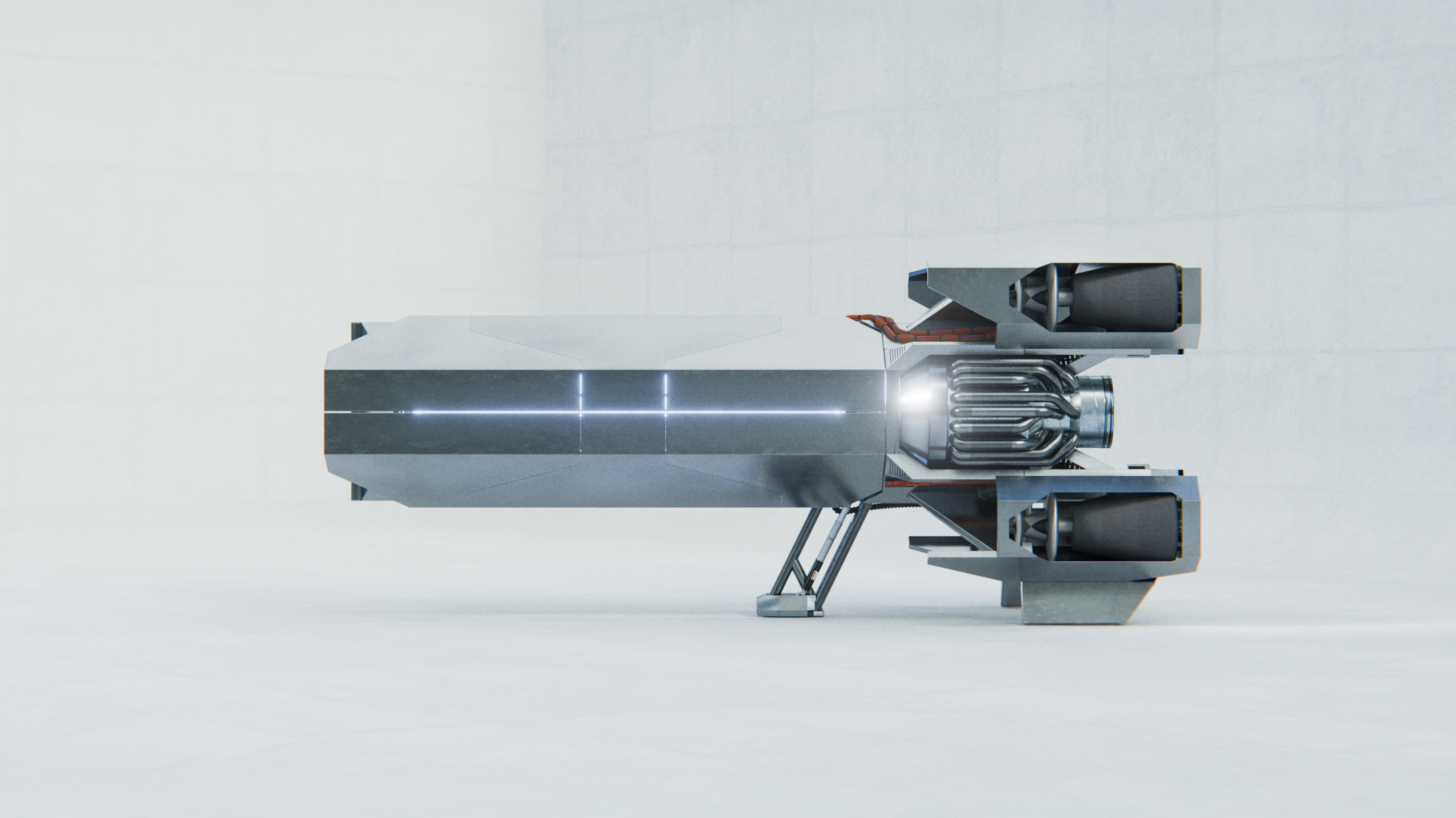 A design render of the Vollebak Spaceshop