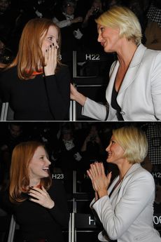 Jessica Chastain - Jessica Chastain Oscar nominations - PICS: Jessica Chastain gets Oscar nomination call at Armani show - Oscar Nominations - Marie Claire - Marie Claire UK