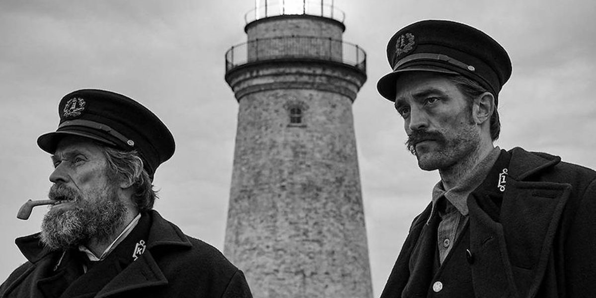 Willem Dafoe and Robert Pattinson in The Lighthouse