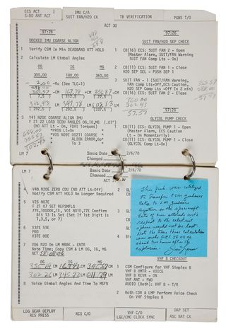 Apollo 13 Checklist
