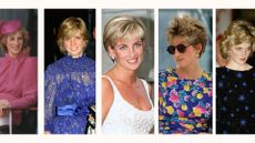 Princess Diana hair collage