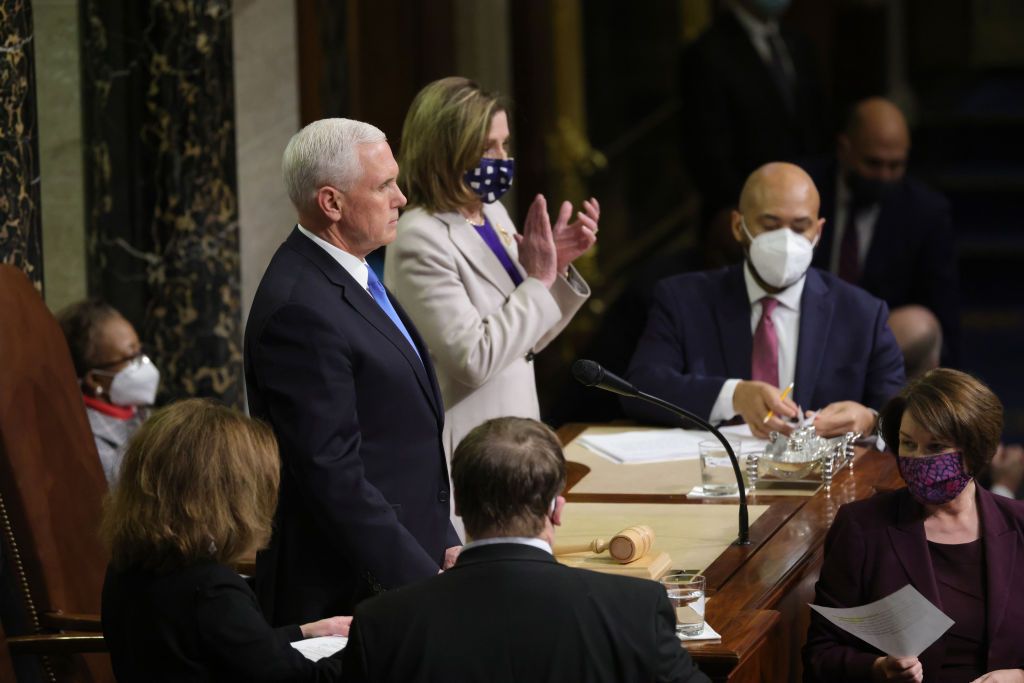 Pence and Pelosi certify Biden wins