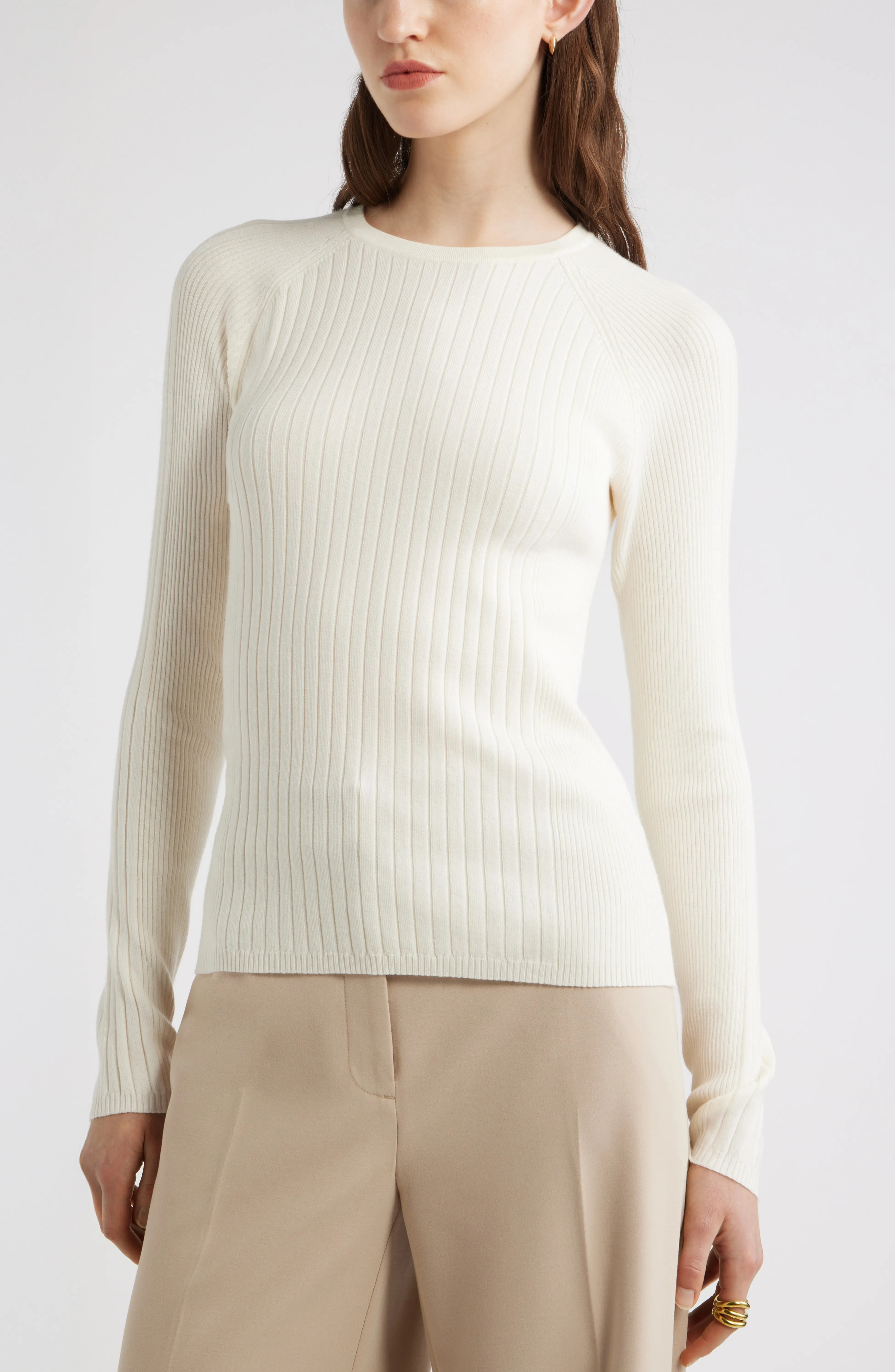 Nordstrom, Rib Wool Blend Sweater (Was $100)