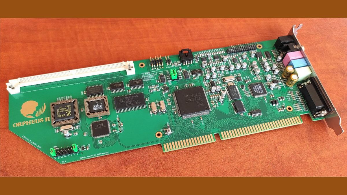 Orpheus II ISA soundcard returns due to ‘popular demand’ — aimed at DOS and early Windows users, this card includes hardware to support every major audio standard
