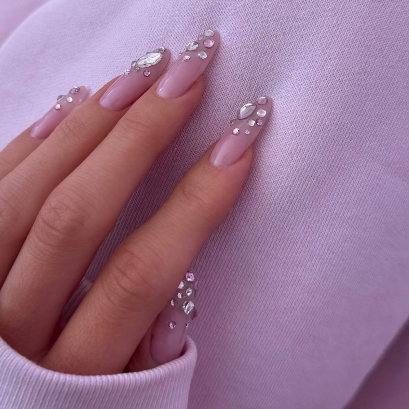 Kylie Jenner's bedazzled nails