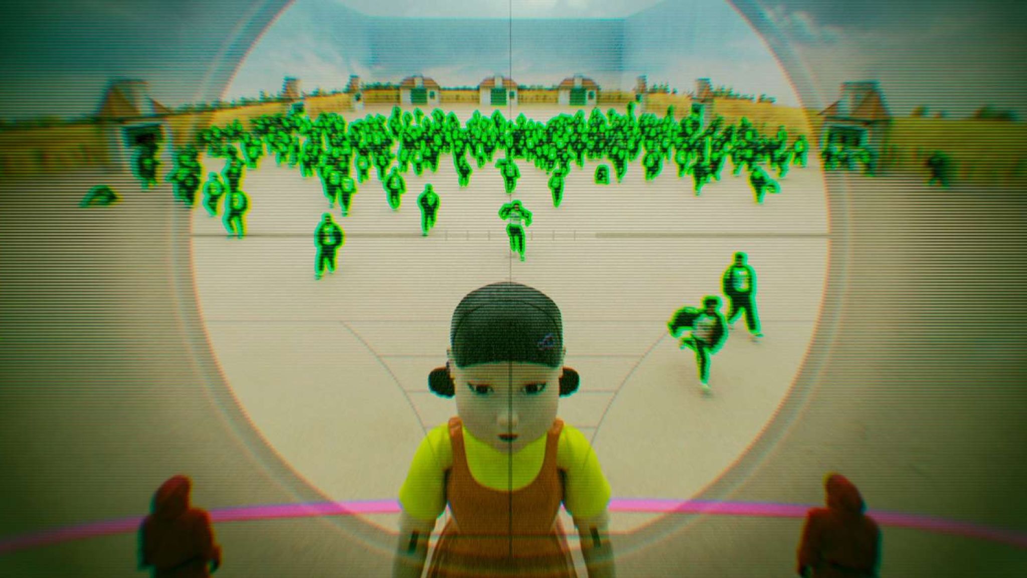 Squid Game The Challenge's Red Light, Green Light sounds like