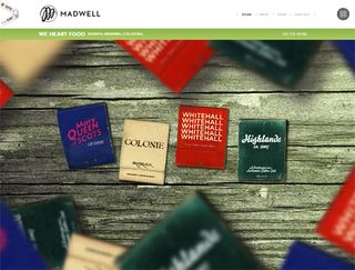 parallax scrolling tips: Madwell homepage