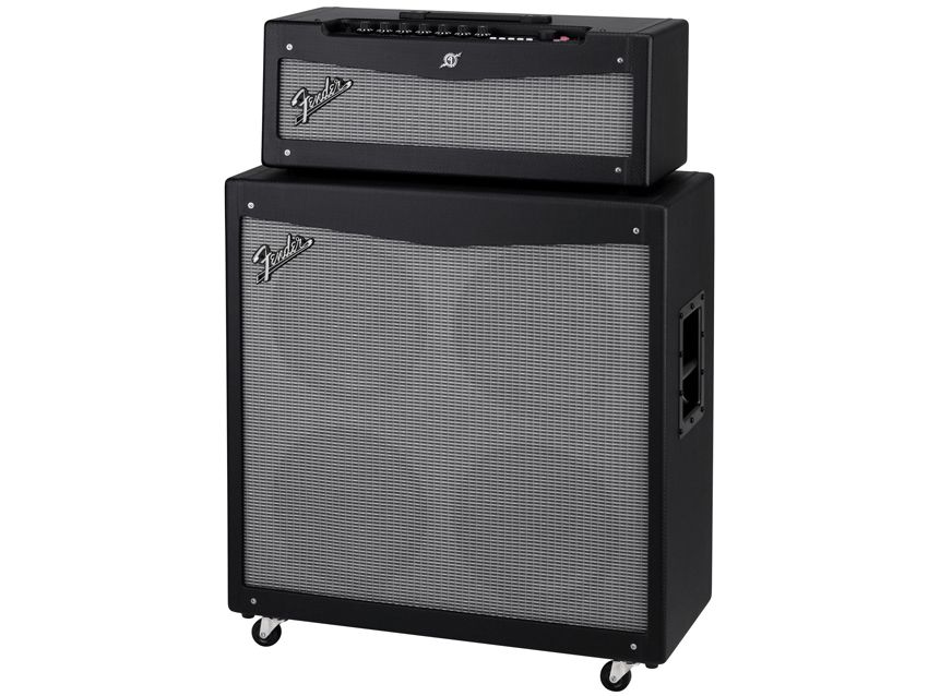Fender Mustang V head and 412 cab