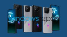 Asus ROG Phone 8 and 8 Pro renders