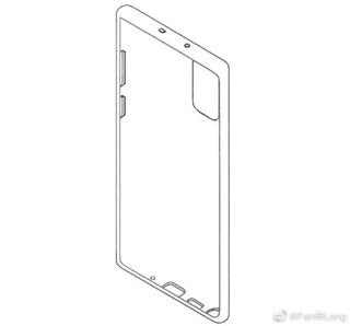 Allegedly, the Samsung Galaxy Note 20’s body.